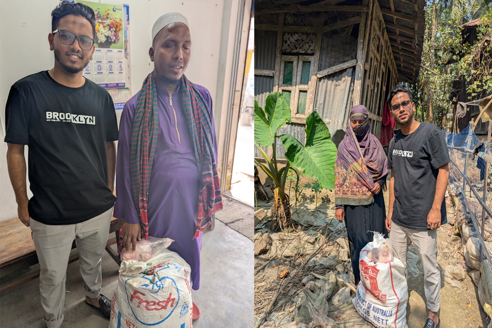 Read more about the article ওয়েস্টার্ন পাড়ার দুই যুবকের অনন্য উদ্যোগে রমজানেঅসহায় ১৪টি পরিবার পেলে ১৫দিনের বাজার