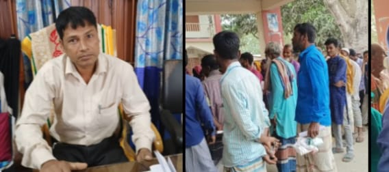 Read more about the article শ্রীমন্তপুর ইউনিয়ন পরিষদে খয়রাতি চাল বিতরণে অনিয়ম